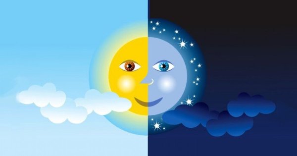 Сказочная смена дня и ночи