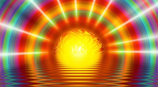 Разноцветный закат