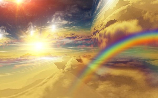 Красивая Радуга для детей