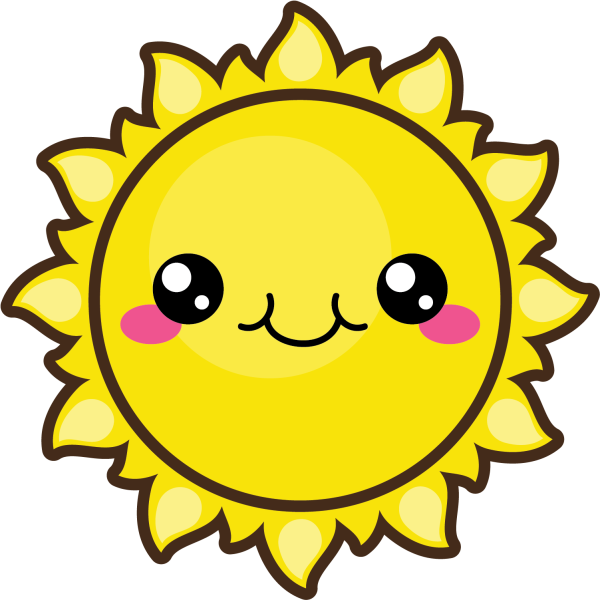Солнце стикер