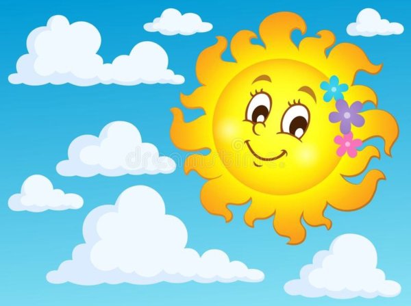 Маска солнышко для детей