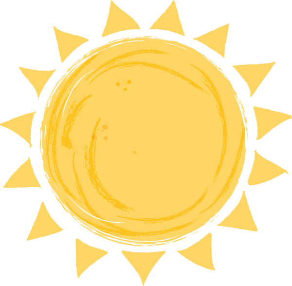 Солнце в иллюстраторе