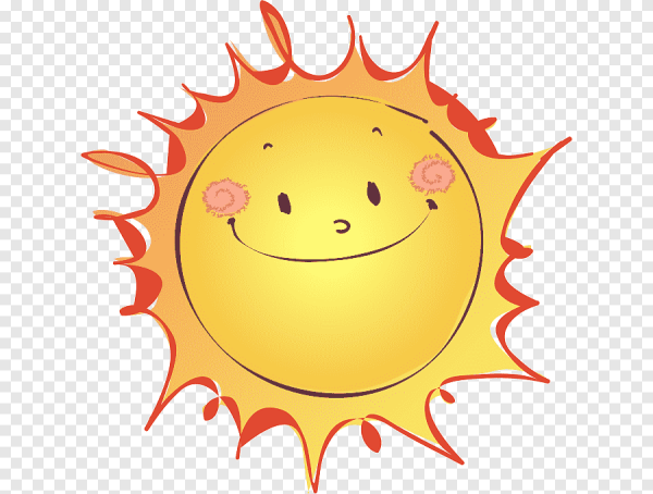 Солнце мультяшный