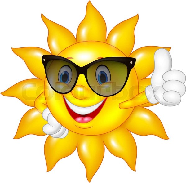 Солнышко улыбается