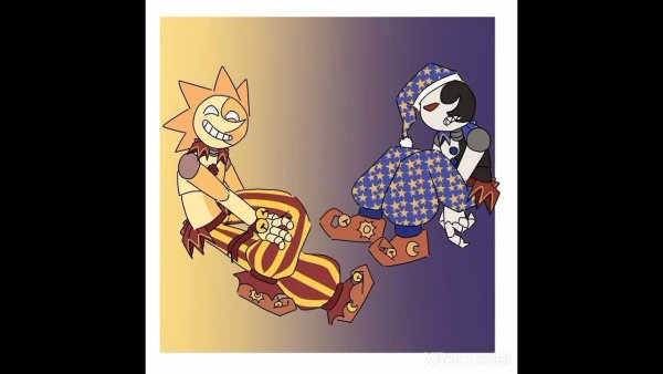 Солнце и Луна ФНАФ 9