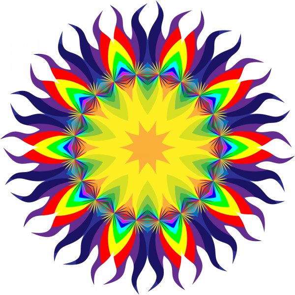 Мандала солнце