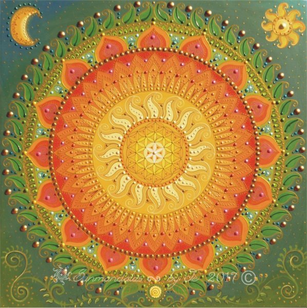 Мандала солнце