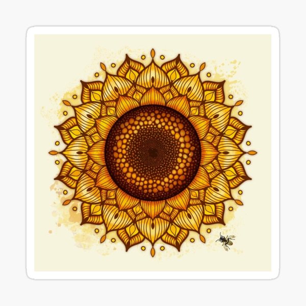 Мандала Sunflower