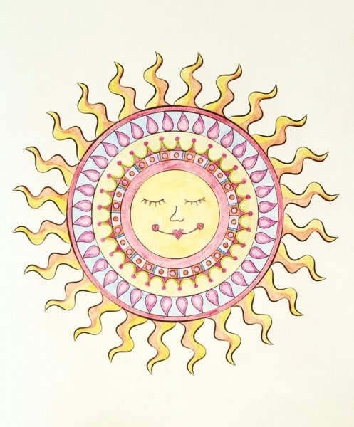 Мандала солнце