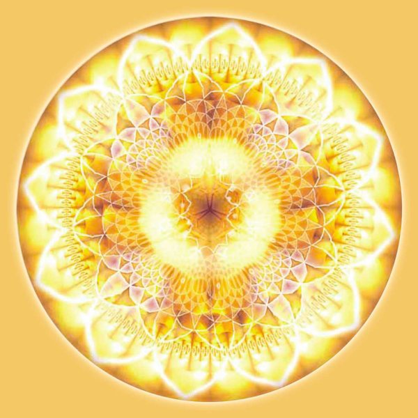 Мандала Солнечный желтый