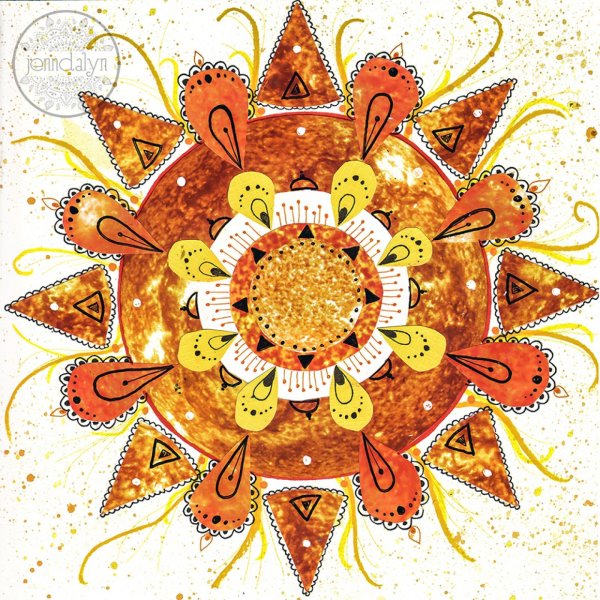 Мандала солнце