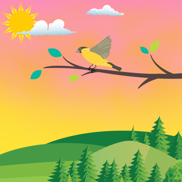 Весна солнце птицы