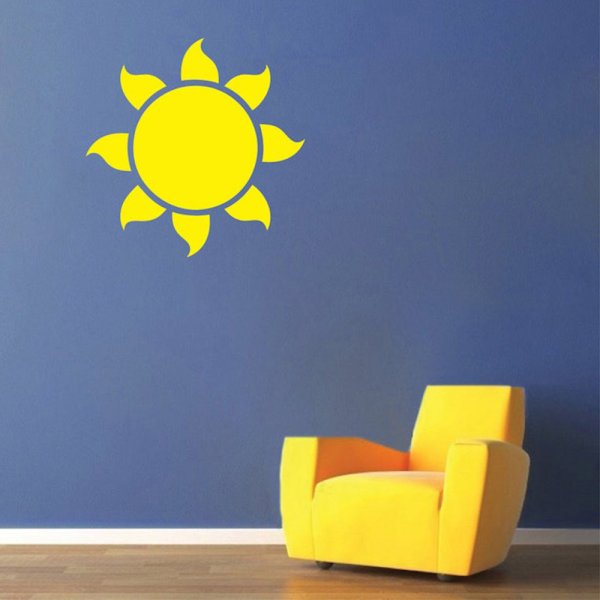 Наклейка на стену солнце