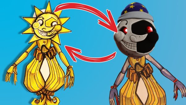 ФНАФ 9 секьюрити Брич солнце и Луна