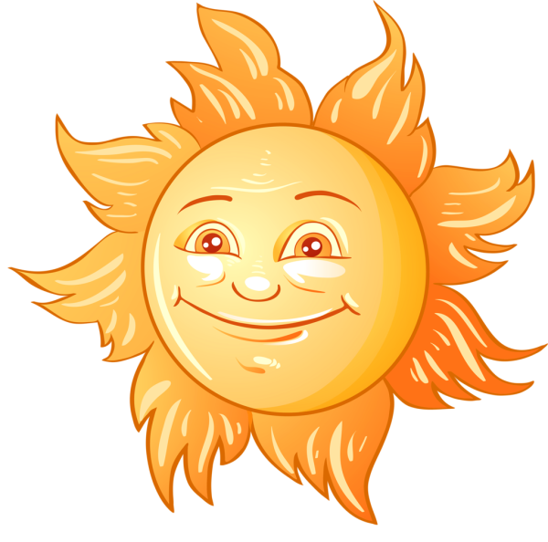 Лучи солнца на лице