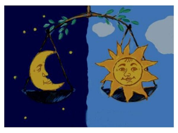 Рисование день и ночь