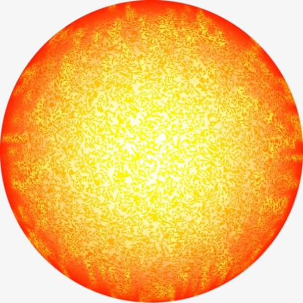 Желтый круг солнце