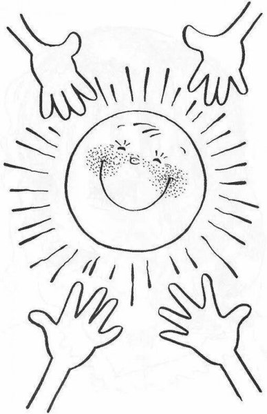 Лето раскраска для детей