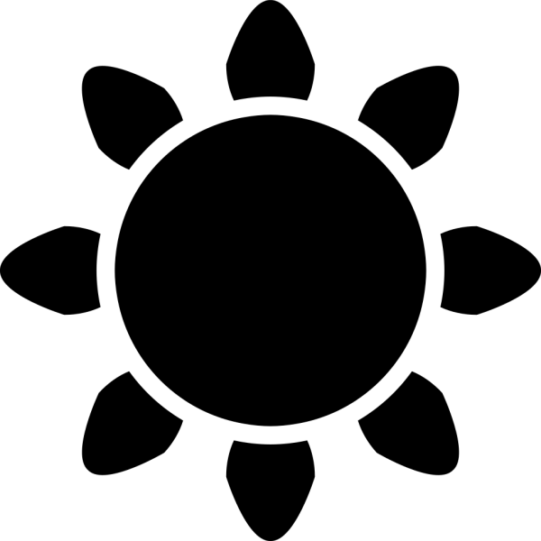 Солнце силуэт