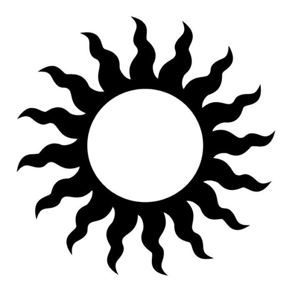 Солнце рисунок