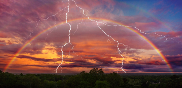 Зарница природное явление