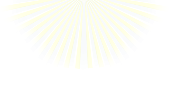 Солнечные лучи на прозрачном фоне