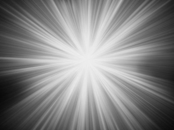 Лучи солнца из центра