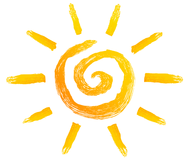 Солнце нарисованное