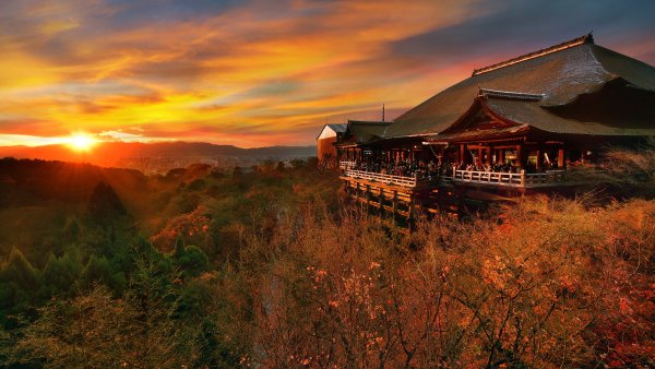 Закатный пейзаж