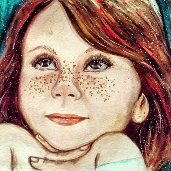 Открытки рыжие девочки с веснушками