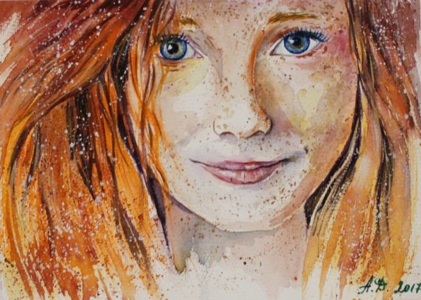 Солнышко с веснушками