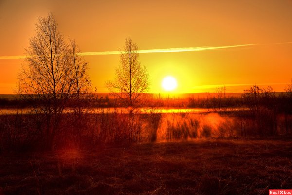 Восход солнца Весна