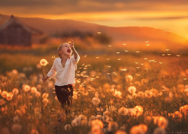 Дети природа солнце