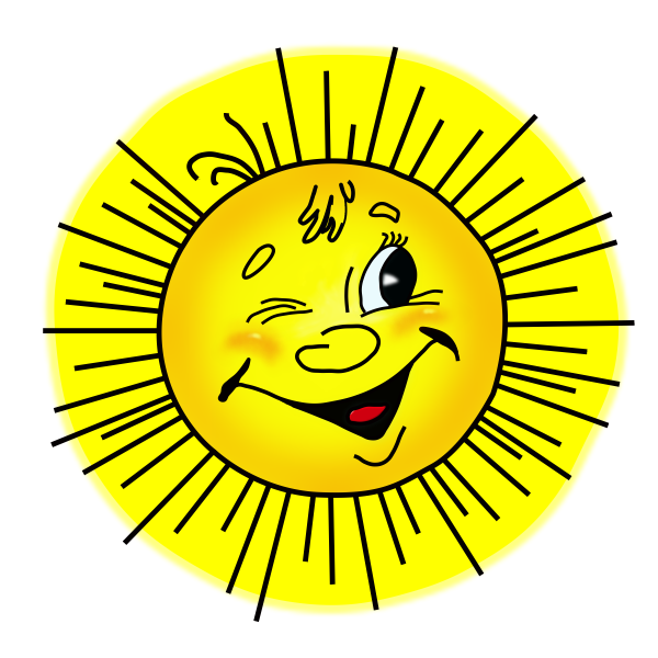 Солнышко улыбается