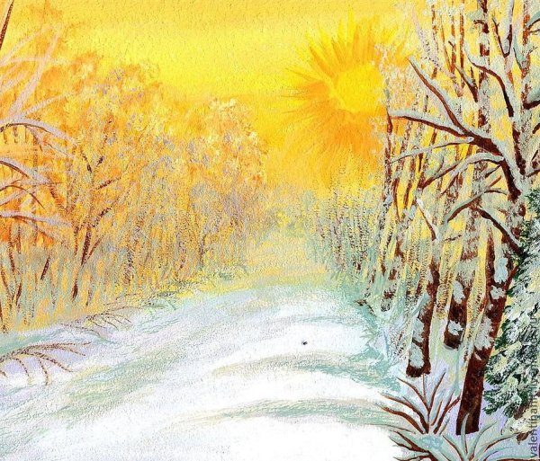 Зимние рисунки