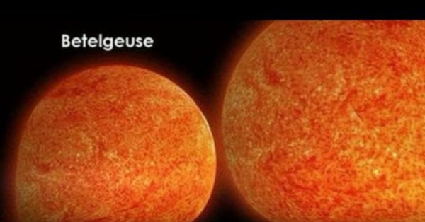 Сверхгигант звезда Бетельгейзе