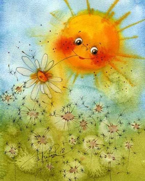 Счастливые люди на природе