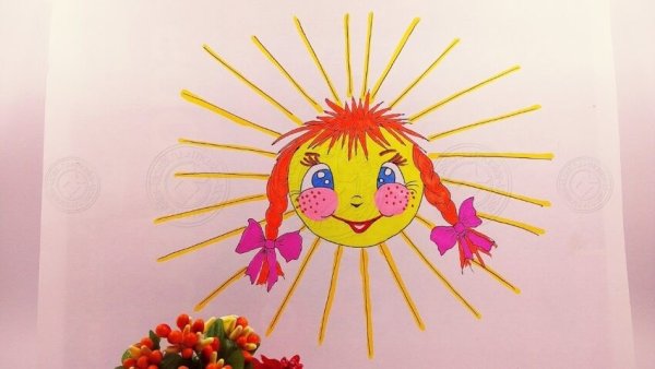 Солнышко с косичками
