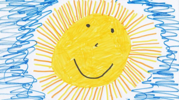 Рисование Солнечный круг