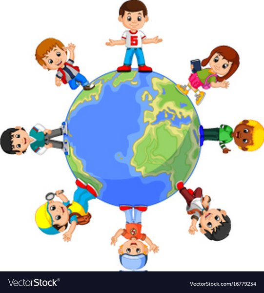 Дети вокруг планеты