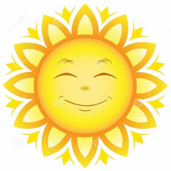 Солнышко с закрытыми глазами