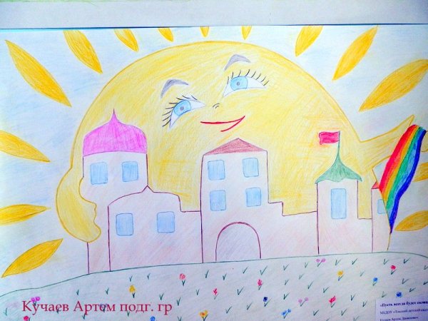Рисунки на тему пусть всегда будет солнце на конкурс