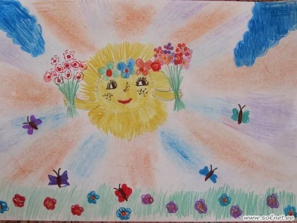 Счастливое детство рисунок