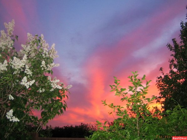 Рассвет после грозы