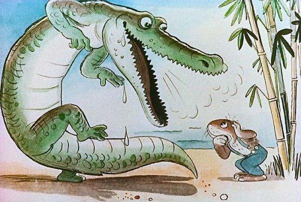 Солнце проглотил крокодил в сказке Чуковского