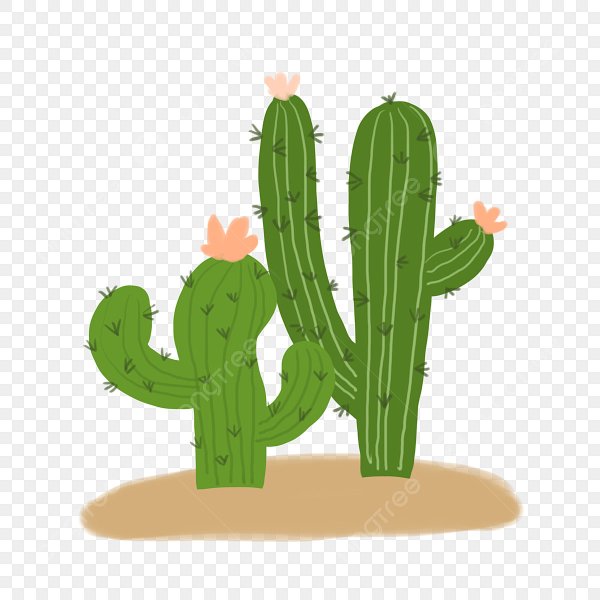Кактус в пустыне вектор