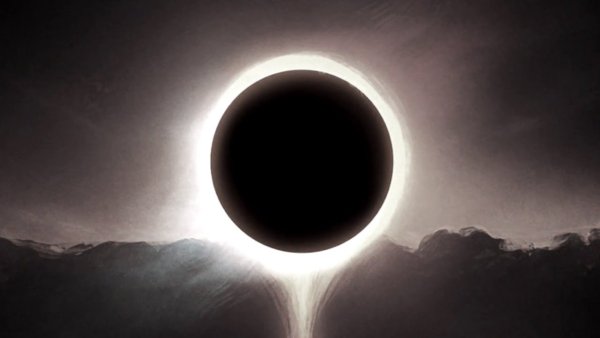 Солнечное затмение арт