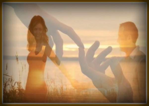 Парень и девушка солнце