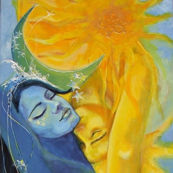 Солнце и Луна вместе