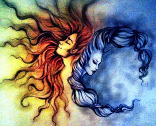 Встреча солнца и Луны